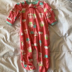 Fleece zip up sleep and play